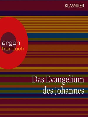 cover image of Das Evangelium des Johannes